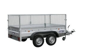 Variant PKW Anhänger Tieflader 2004 F2 mit Gitteraufsatz