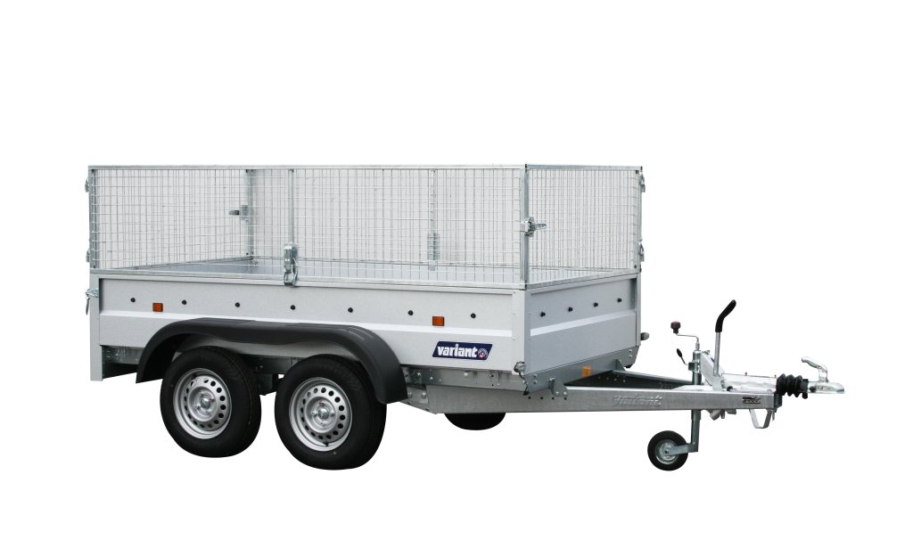 Variant PKW Anhänger Tieflader 2004 F2 mit Gitteraufsatz – Bild 2