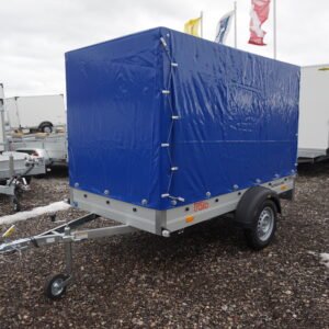 Humbaur Startrailer H 752513 750kg ungebremst Ladefläche 2,51 x 1,31 m mit Plane 1,50m blau