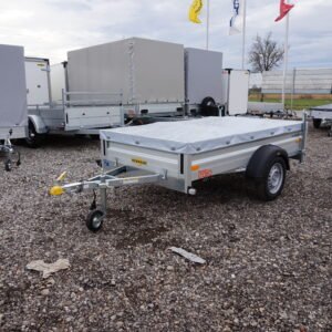Humbaur PKW-Anhänger HA 752513 KV Alu 750kg Ladefläche 2,51 x 1,31m mit Klappe vorn Komplettangebot